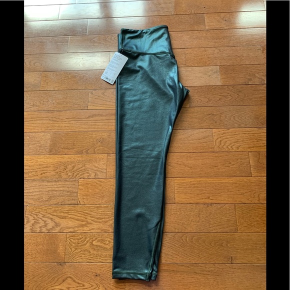 🎁Athleta Ultra High Rise Elation Shimmer Tight- Teal-S/L🎁 - Picture 2 of 16